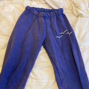 purple lazy pant sweatpants